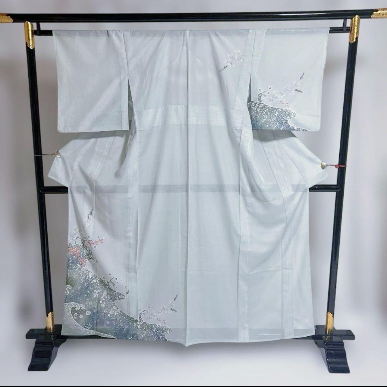 東レ 絽 訪問着 フルセット 夏袋帯 夏帯締め 夏帯揚げ 洗える着物 美品
