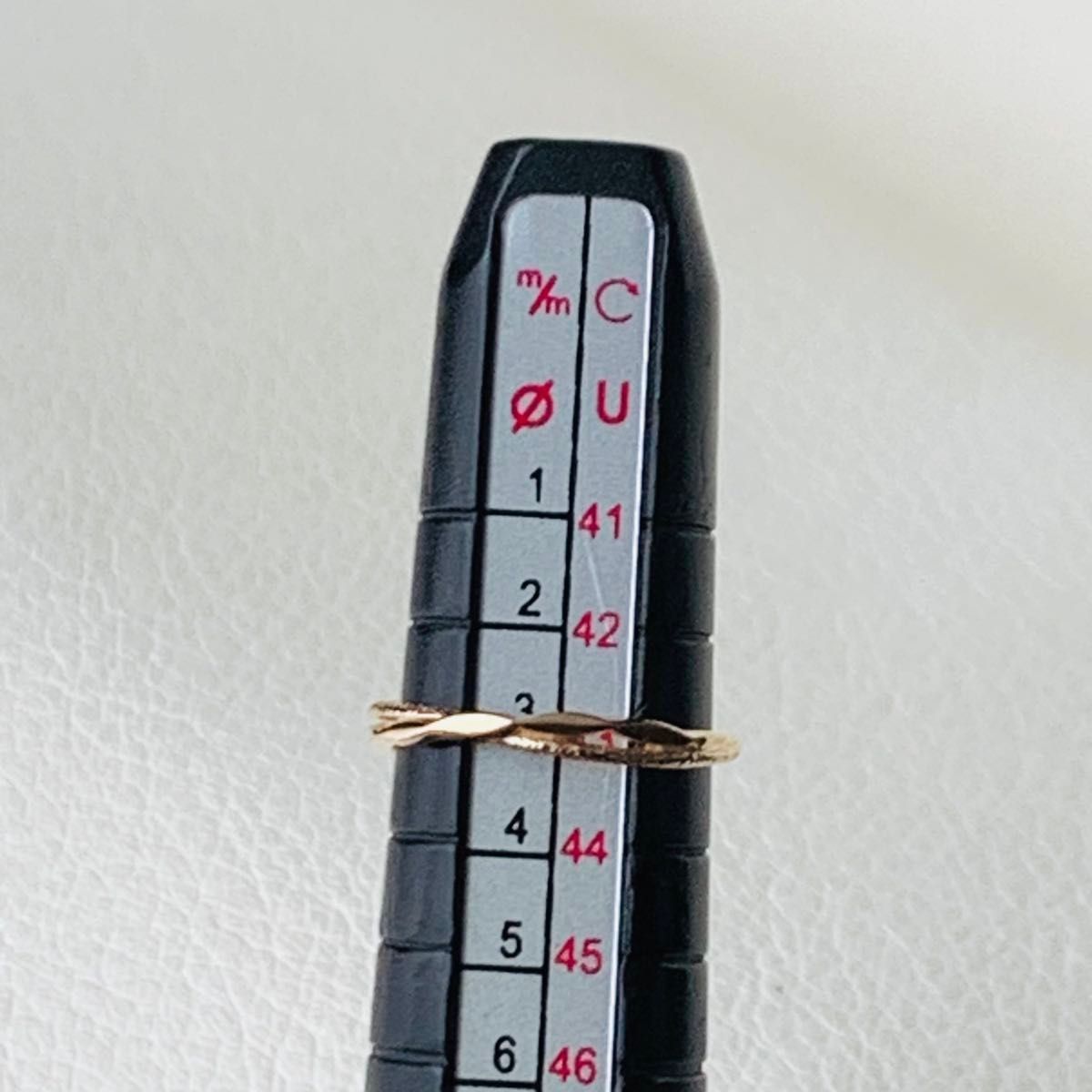 k10 アガット ピンキーリング ゴールド agete 3号 クロス クラフト