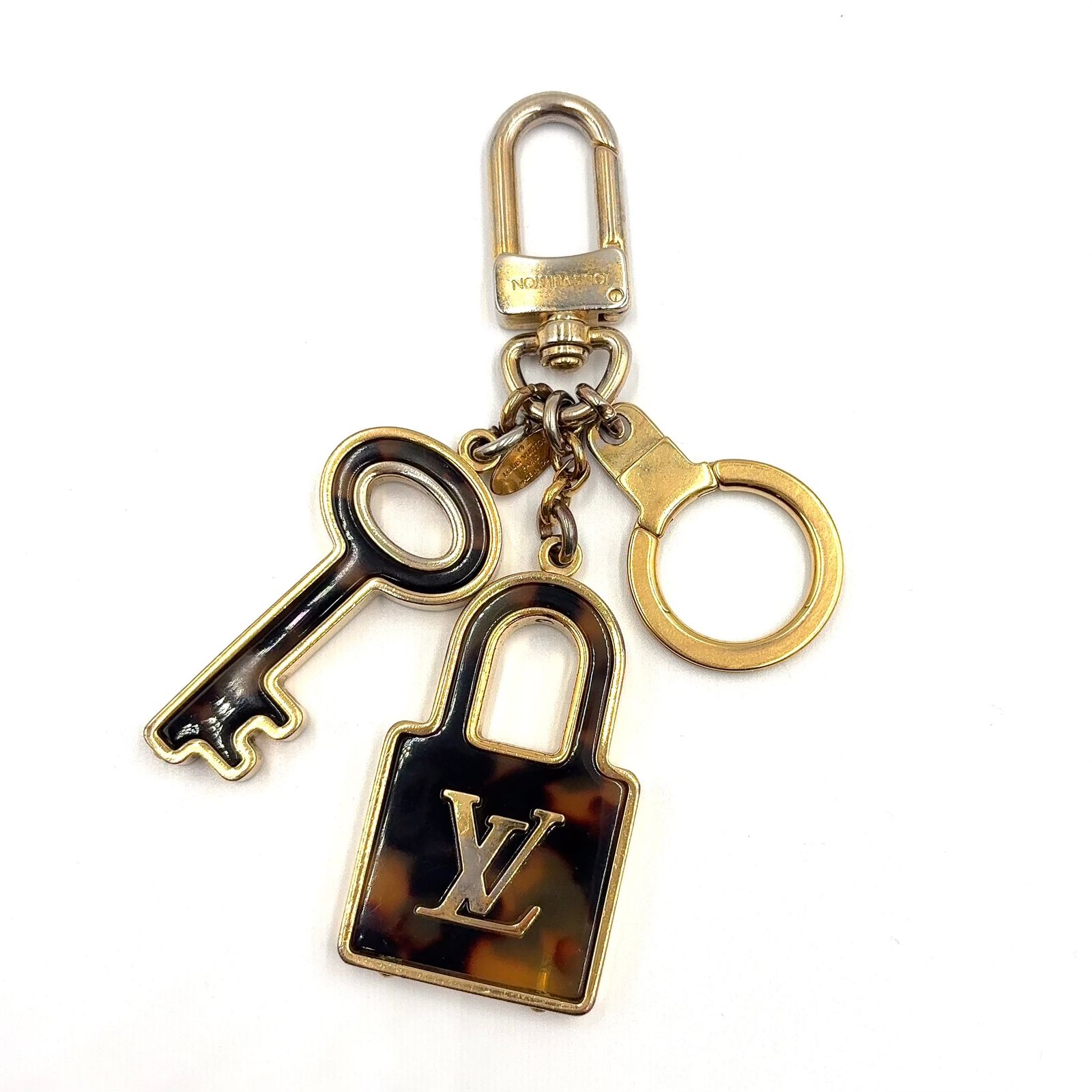【新着】LOUIS VUITTON ポルト クレ コンフィダンス GP、レジン ゴールド、ブラウン バッグチャーム M65088