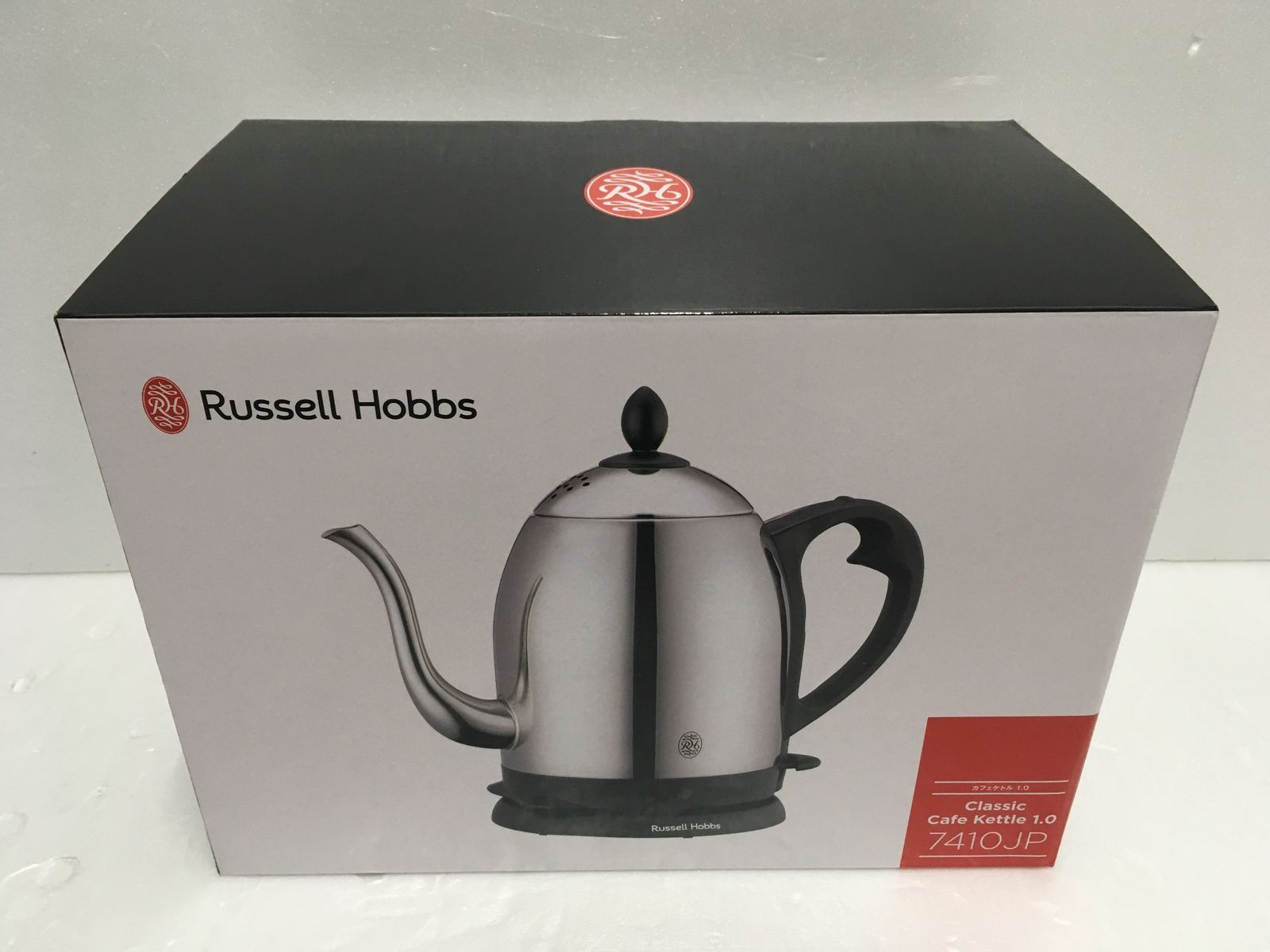 ※送料無料※ Russell Hobbs ラッセルホブス カフェケトル 1.0 電気ケトル 7410JP 2023年製 未使用品 囗G■