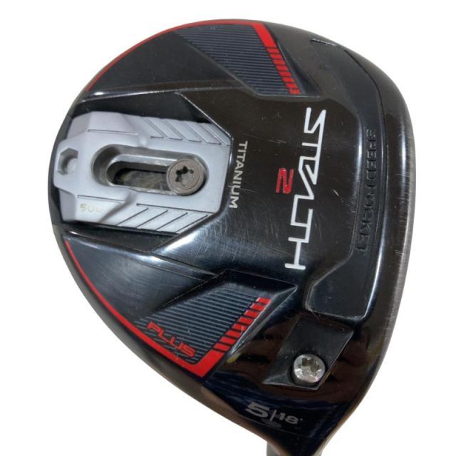 【中古】 テーラーメイド STEALTH2 PLUS 5W フェアウェイウッド FW 純正特注シャフト (フレックスS) メンズ 男性用 右利き 右用 Cランク ゴルフクラブ