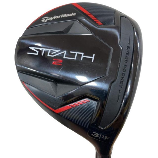 【中古】 テーラーメイド STEALTH2 3W フェアウェイウッド FW リシャフト (フレックスその他) メンズ 男性用 右利き 右用 Cランク ゴルフクラブ
