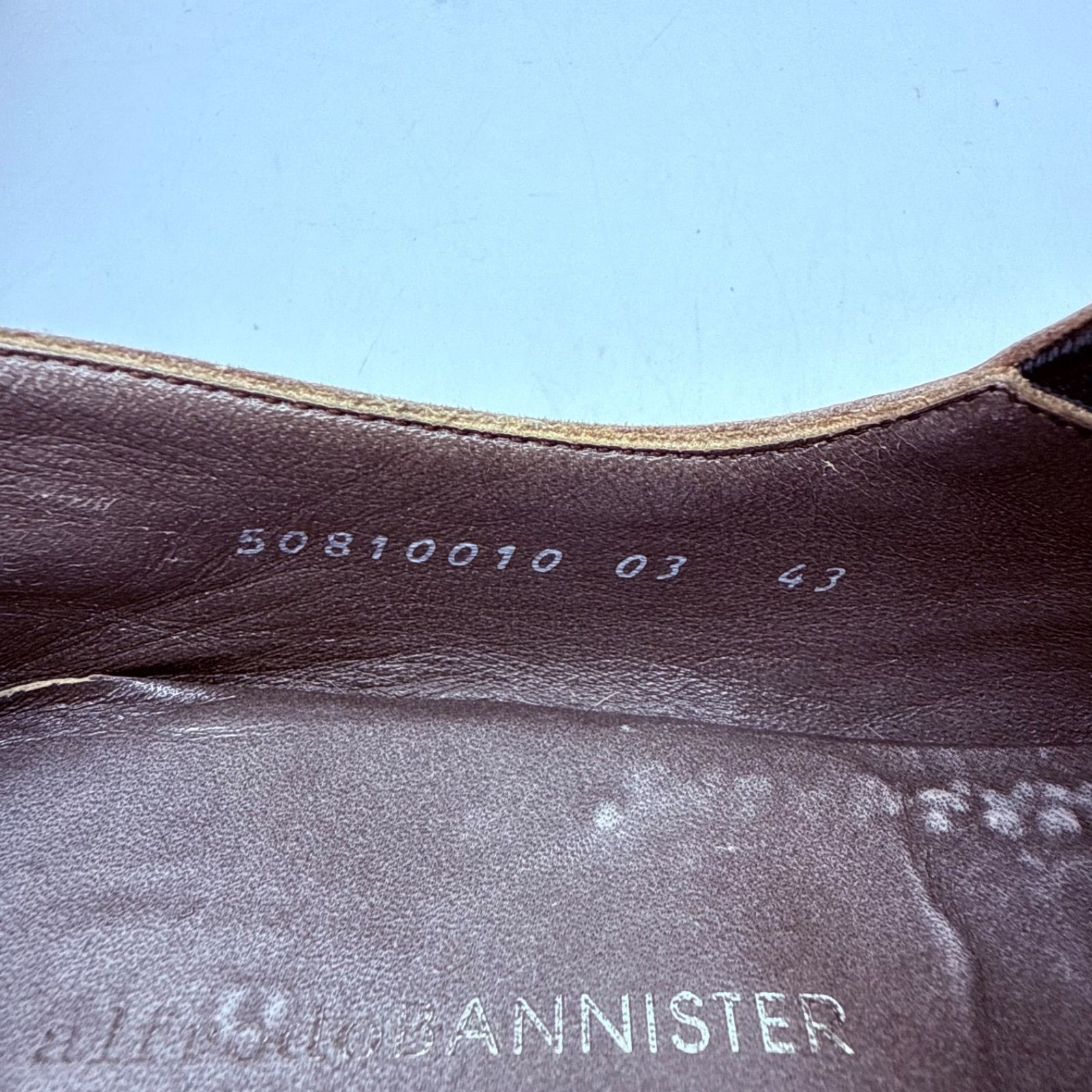 alfredo BANNISTER 00s y2k archive laceup leather shoes 43