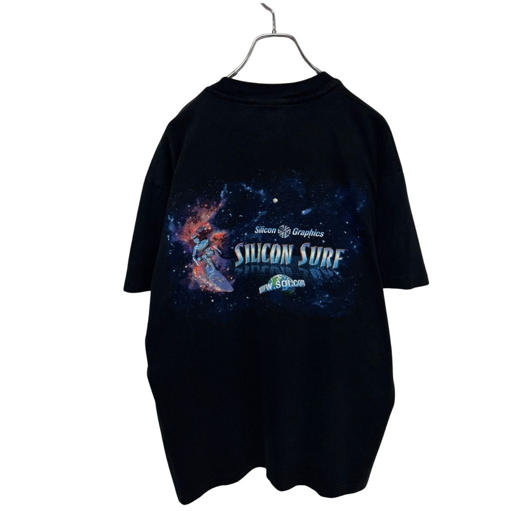 【anvil】 90s Silicon Graphics Silicon Surf Tee USA製 シリコンサーフ シングルステッチTシャツ S-6883