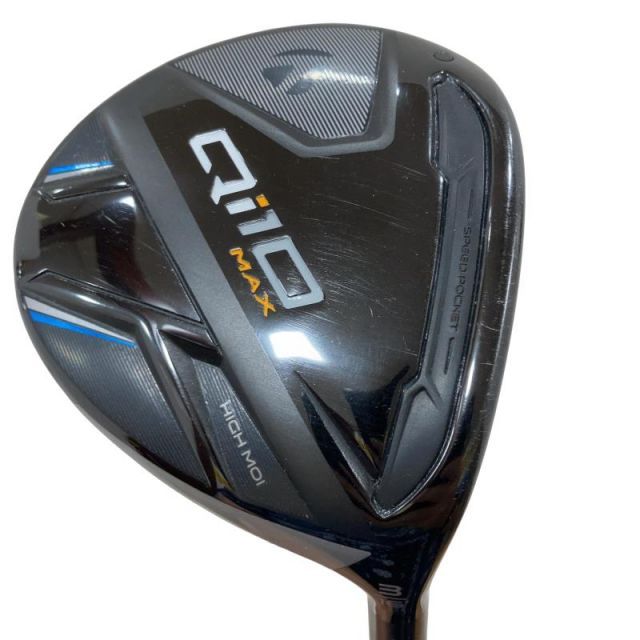 【中古】 テーラーメイド Qi10 MAX 3W フェアウェイウッド FW 純正特注シャフト (フレックスX) メンズ 男性用 右利き 右用 Cランク ゴルフクラブ