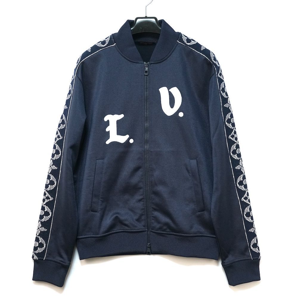 LOUIS VUITTON ルイヴィトン LVフラワー バンド トラック ジャケット LVエンブロイダードシグネチャー ネイビー Sサイズ Lサイズ XLサイズ RM241MQ ZSC HQY45W 新品未使用