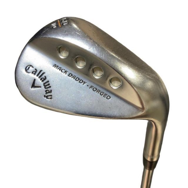 【中古】 キャロウェイ MACK DADDY FORGED(2019) クロムメッキ 60°/10° ウェッジ WG 純正特注シャフト (フレックスS) メンズ 男性用 右利き 右用 Cランク ゴルフクラブ