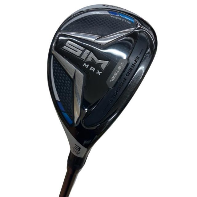 【中古】 テーラーメイド SIM MAX U3 ユーティリティ UT リシャフト (フレックスその他) メンズ 男性用 右利き 右用 Cランク ゴルフクラブ
