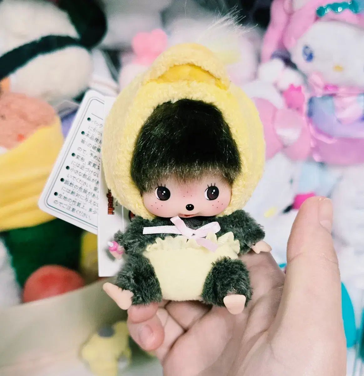 日本 正規品 タグ付き モンチッチ ベビチッチ ベベッチッチ ひよこ ぬいぐるみ