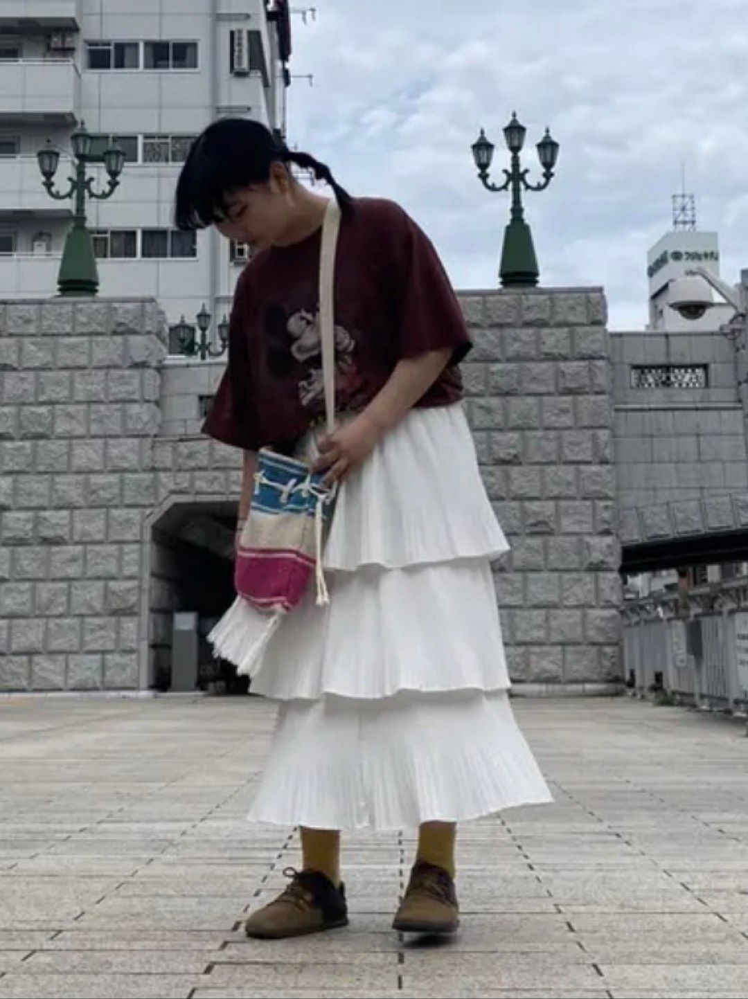 CPG GOLF ゴルフウェア　ニット　セーター　総柄　シーピージー　レディース サイズ：2 CPG GOLF シーピージーゴルフ 長袖ニットセーター ロゴ柄