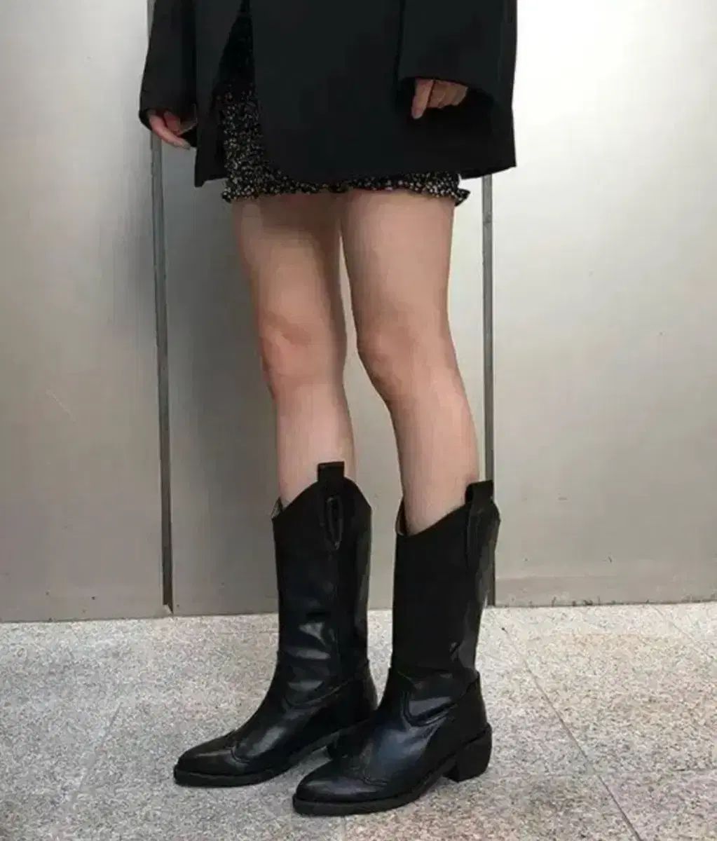 ザラ ウェスタン カウボーイ ブーツ 37size 235-240