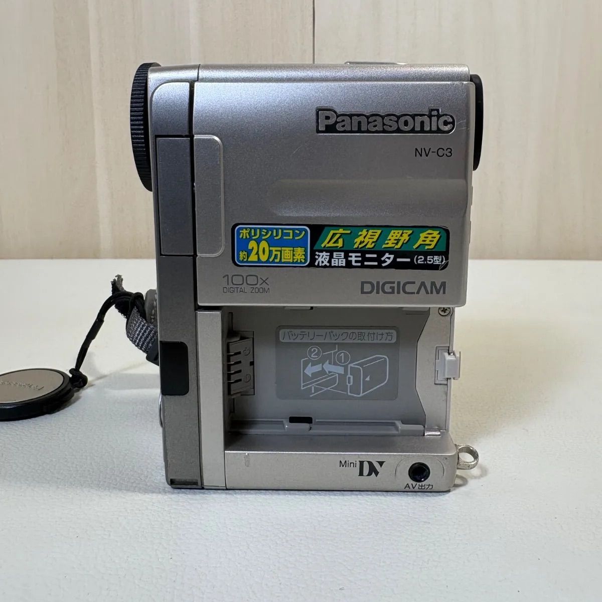 過去テープで再生確認済】パナソニック MiniDVビデオカメラ NV-C3