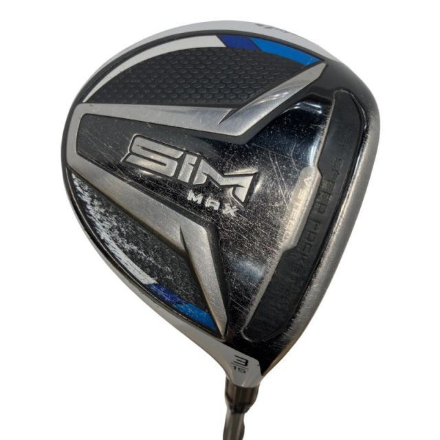 【中古】 テーラーメイド SIM MAX 3W フェアウェイウッド FW Speeder 661 EVOLUTION VI (フレックスS) メンズ 男性用 右利き 右用 Cランク ゴルフクラブ