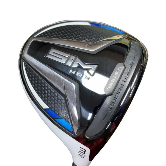 【中古】 テーラーメイド SIM MAX 5W フェアウェイウッド FW Tour AD XC-6 (フレックスS) メンズ 男性用 右利き 右用 Cランク ゴルフクラブ