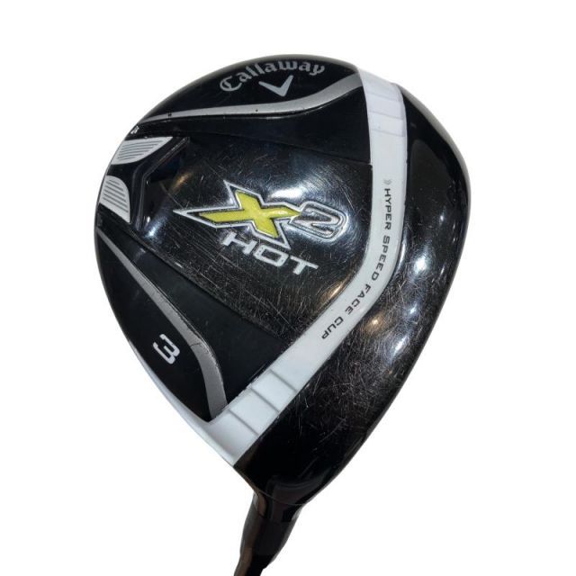 【中古】 キャロウェイ X2 HOT 3W フェアウェイウッド FW X2 HOT(フェアウェイ) (フレックスSR) メンズ 男性用 右利き 右用 Cランク ゴルフクラブ