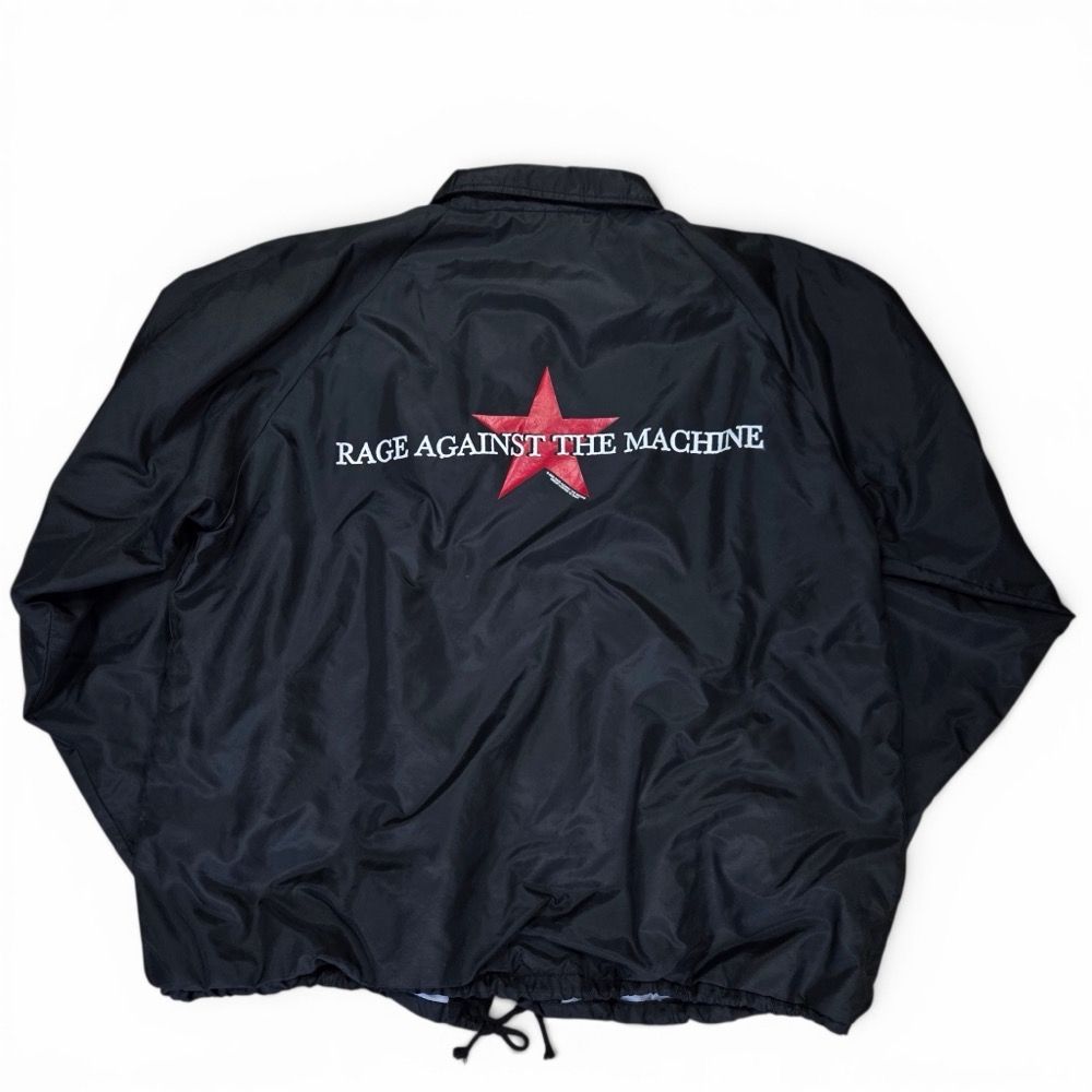2000年 RAGE AGAINST THE MACHINE レイジ アゲインスト ザ マシーン AUBURN コーチジャケット ブラック XLサイズ ヴィンテージ