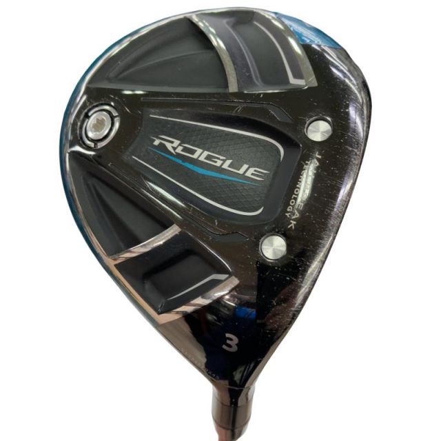 【中古】 キャロウェイ ROGUE 3W USA フェアウェイウッド FW リシャフト (フレックスその他) メンズ 男性用 右利き 右用 Cランク ゴルフクラブ