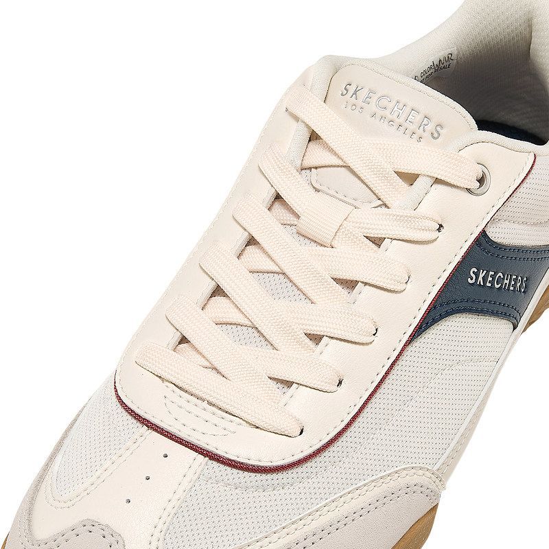 新品 箱あり Skechers ストリート コートスニーカー メンズ レトロ ガムソール 足が疲れにくい 軽量 滑りにくい 幅広 50代 父の日 ギフト 大きいサイズ 歩きやすい STREET MENS 183410