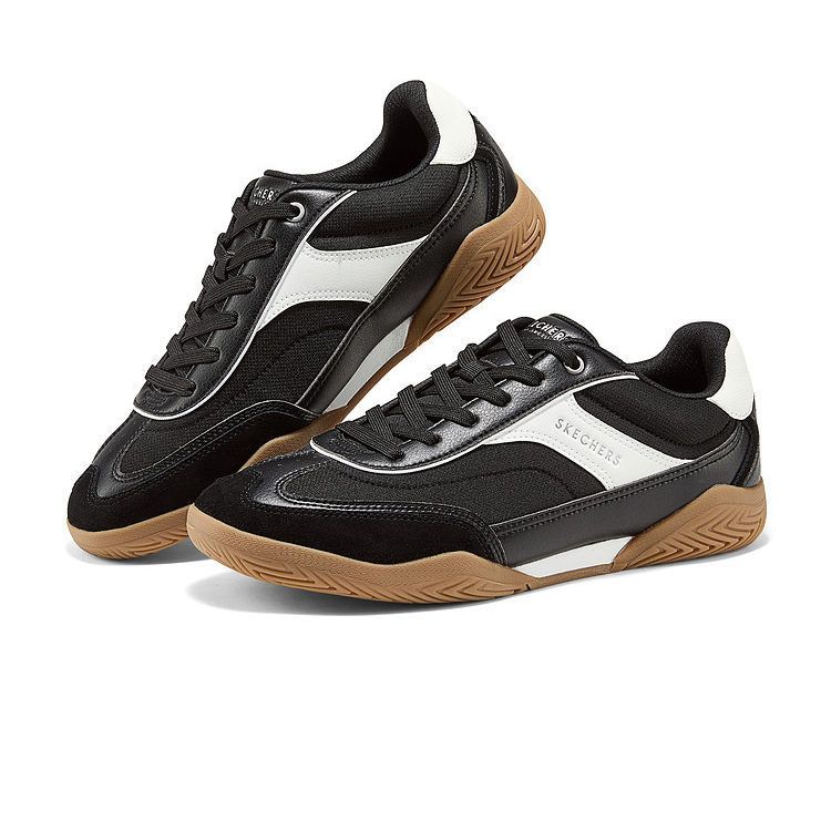 新品 箱あり Skechers ストリート コートスニーカー メンズ レトロ ガムソール 足が疲れにくい 軽量 滑りにくい 幅広 50代 父の日 ギフト 大きいサイズ 歩きやすい STREET MENS 183410