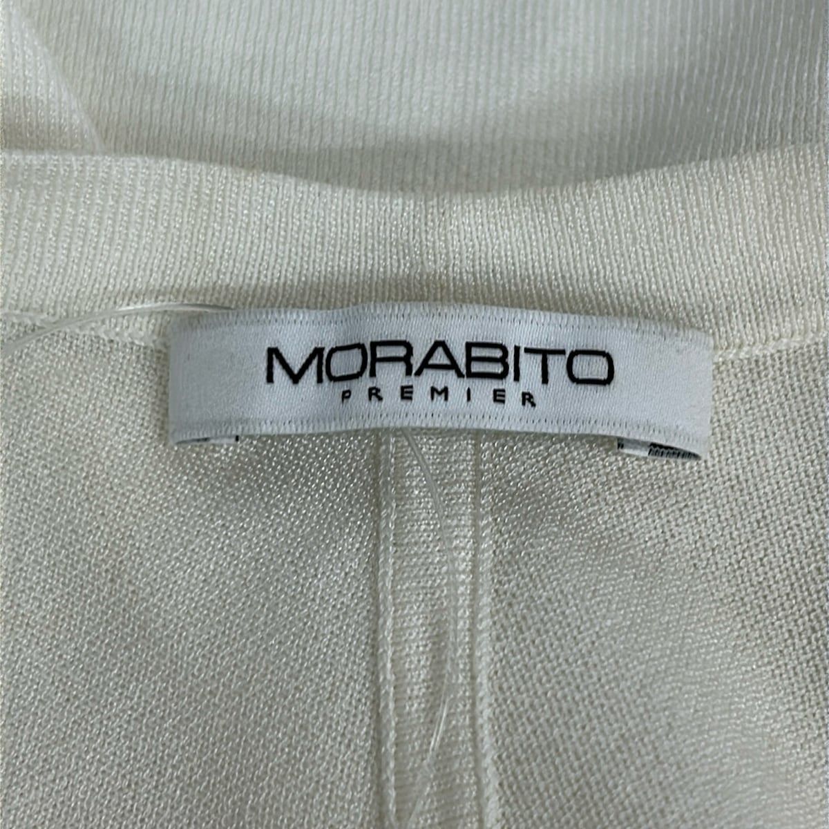 MORABITO(モラビト) カーディガン サイズ38 M レディース - 白 長袖