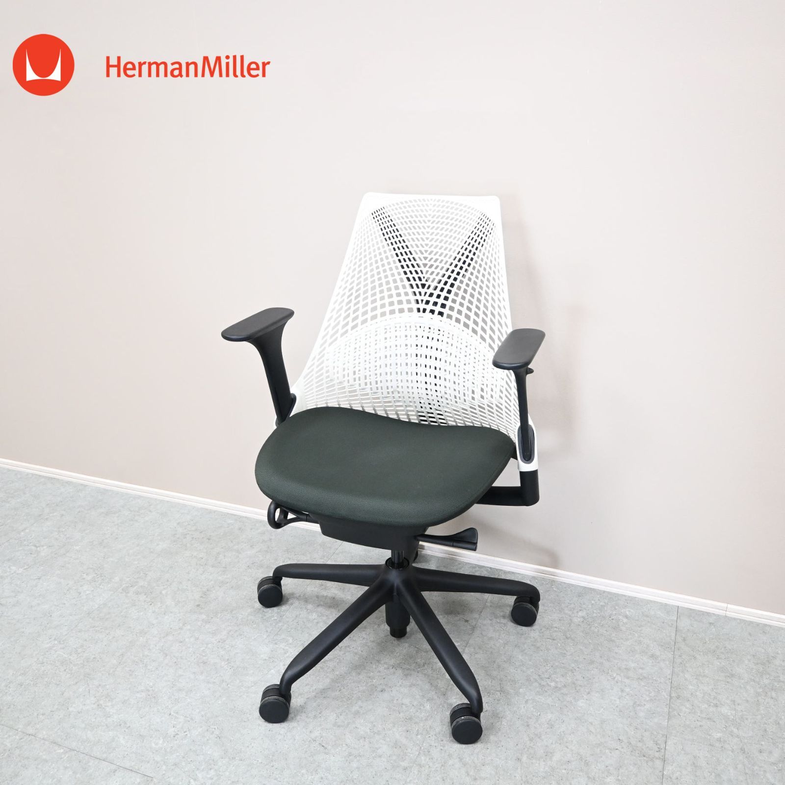 ☆美品☆Herman Miller ハーマンミラー オフィスチェア Sayl Chair セイルチェア カーペット用キャスター 14万