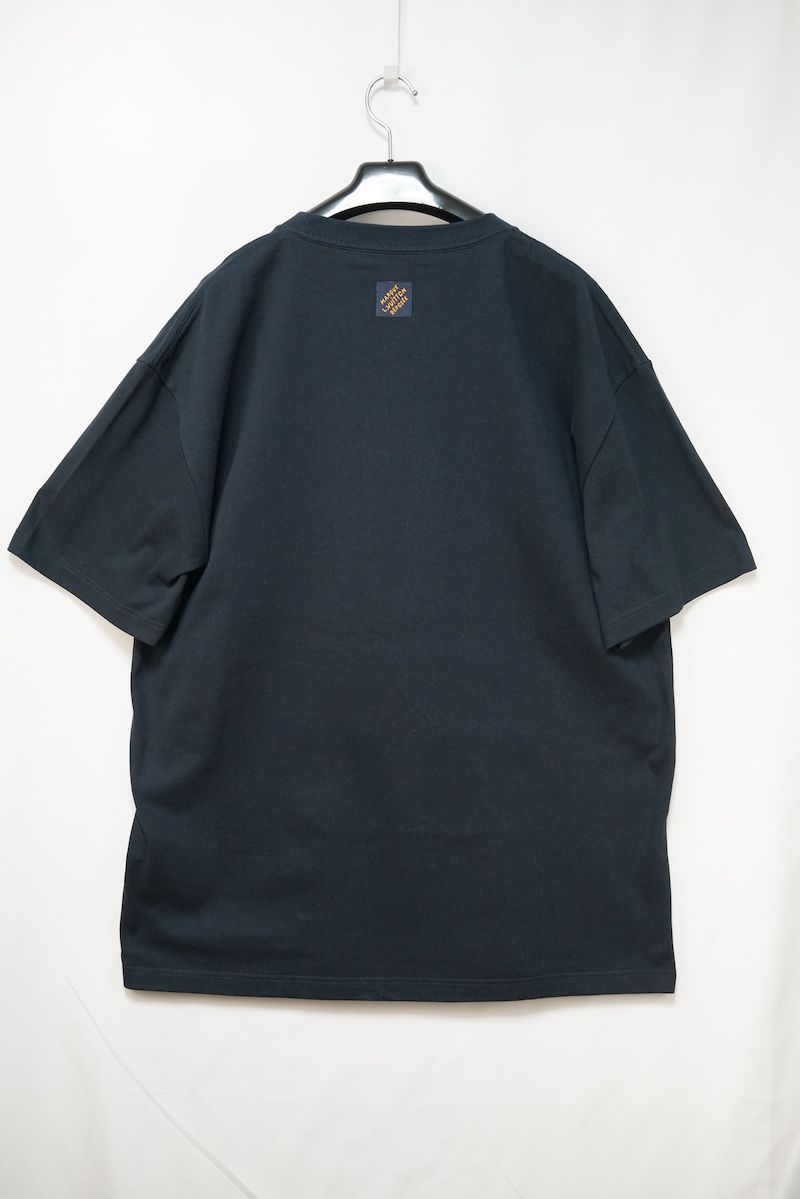 LOUIS VUITTON ルイヴィトン LVラバーズ エンベリッシュド Tシャツ コットン スパンコール ビーズ ロゴ刺繍 ネイビー Lサイズ XXLサイズ RM251Q NPL HRY29W 新品未使用