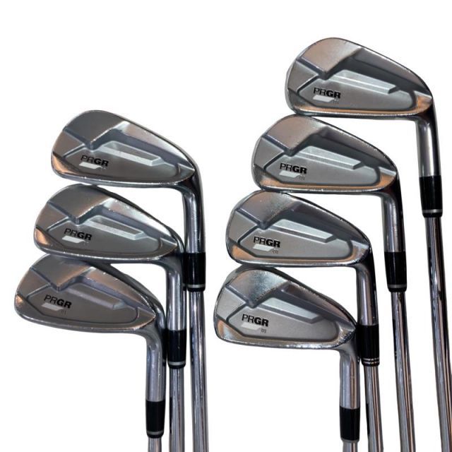 【中古】 プロギア PRGR 01(2023) 7S アイアンセット IR NS PRO MODUS3 TOUR115 (フレックスS) メンズ 男性用 右利き 右用 Dランク ゴルフクラブ