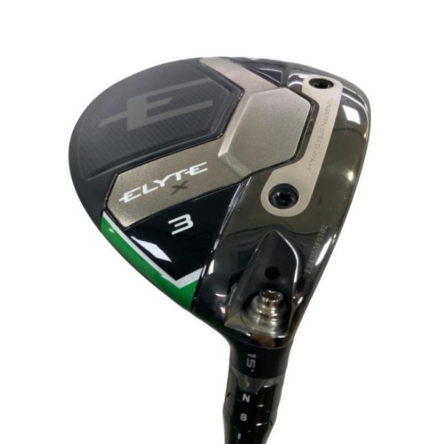 【中古】 キャロウェイ ELYTE X 3W フェアウェイウッド FW VENTUS GREEN 50 for CW(ELYTE FW) (フレックスS) メンズ 男性用 右利き 右用 Cランク ゴルフクラブ