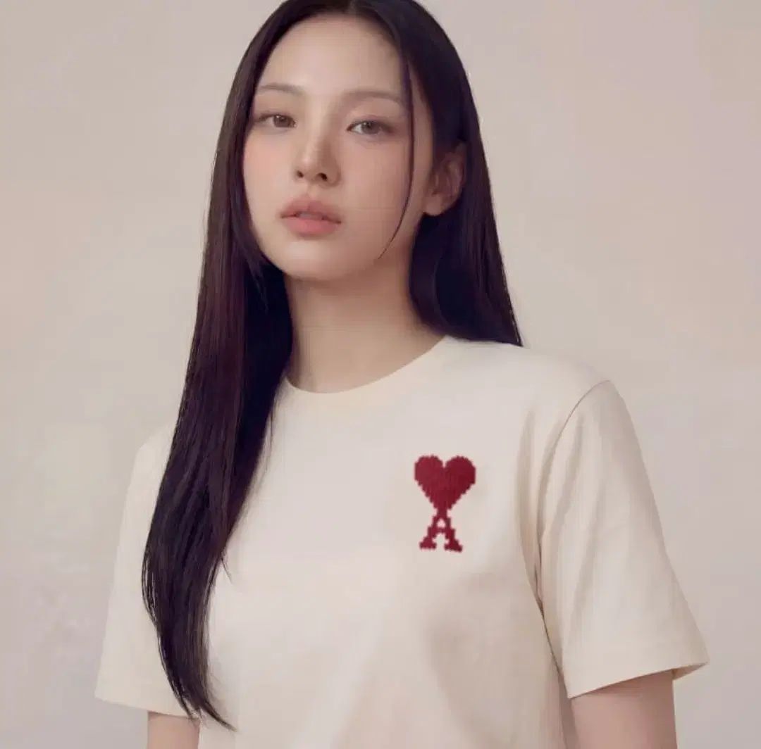 正規品 アミ ド 꾀흐 コットン 半袖Tシャツ (刺繍 ビックロゴ) 半袖Tシャツ 在庫5個あり