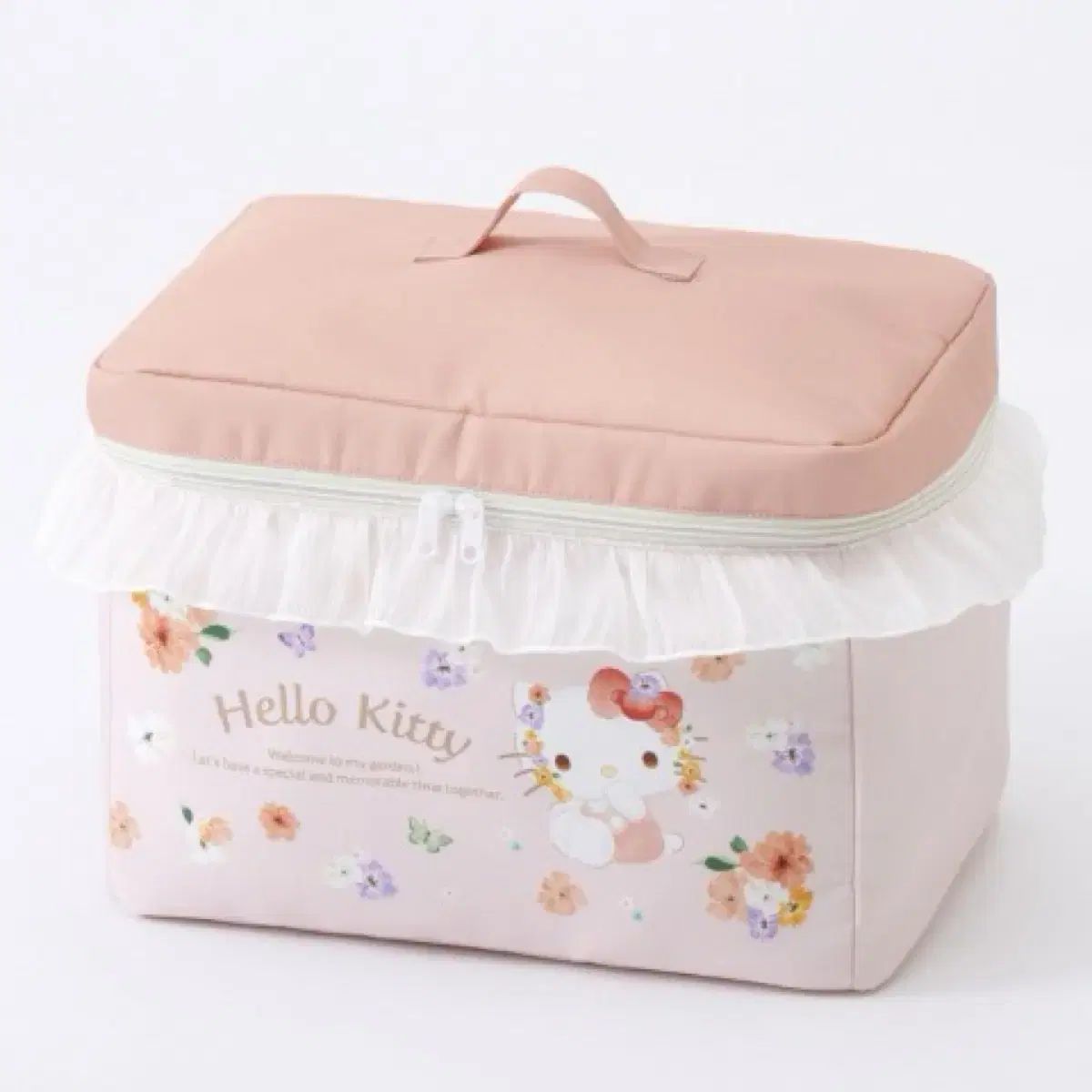 ハローキティ 収納箱 ピンク フリル 未開封 新品