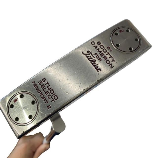 【中古】 タイトリスト SCOTTY CAMERON STUDIO SELECT NEWPORT 2 34インチ(15g) パター PT スチール (フレックスその他) メンズ 男性用 右利き 右用 Cランク ゴルフクラブ