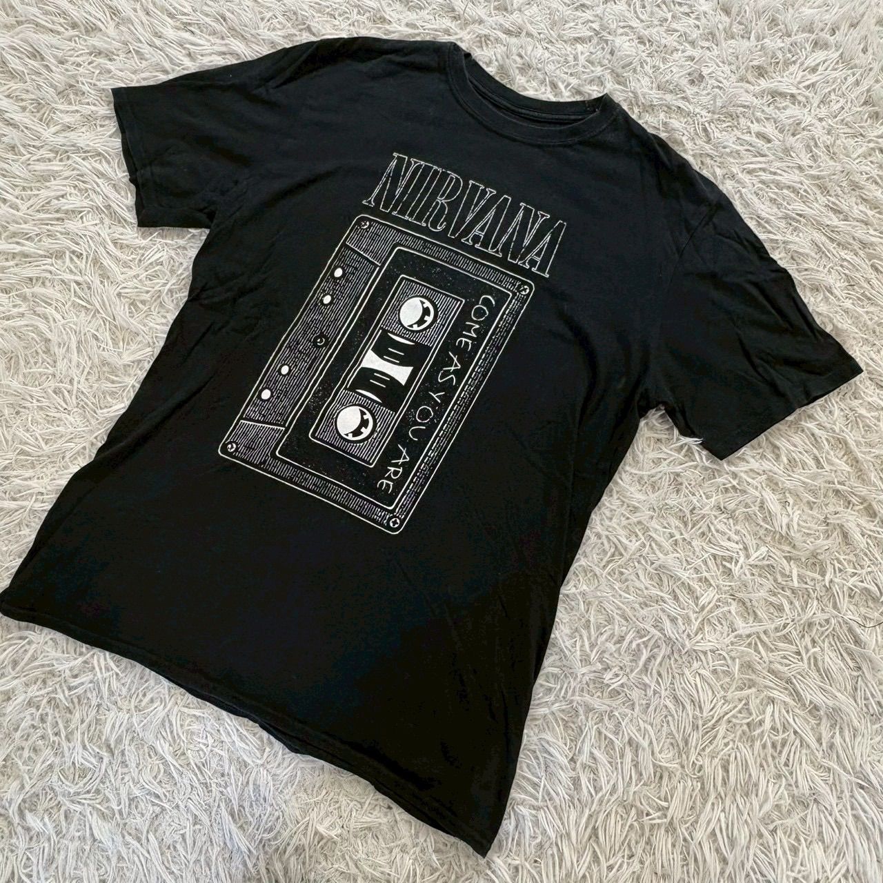 NIRVANA ニルヴァーナ COME AS YOU ARE 半袖Tシャツ バンドTシャツ 