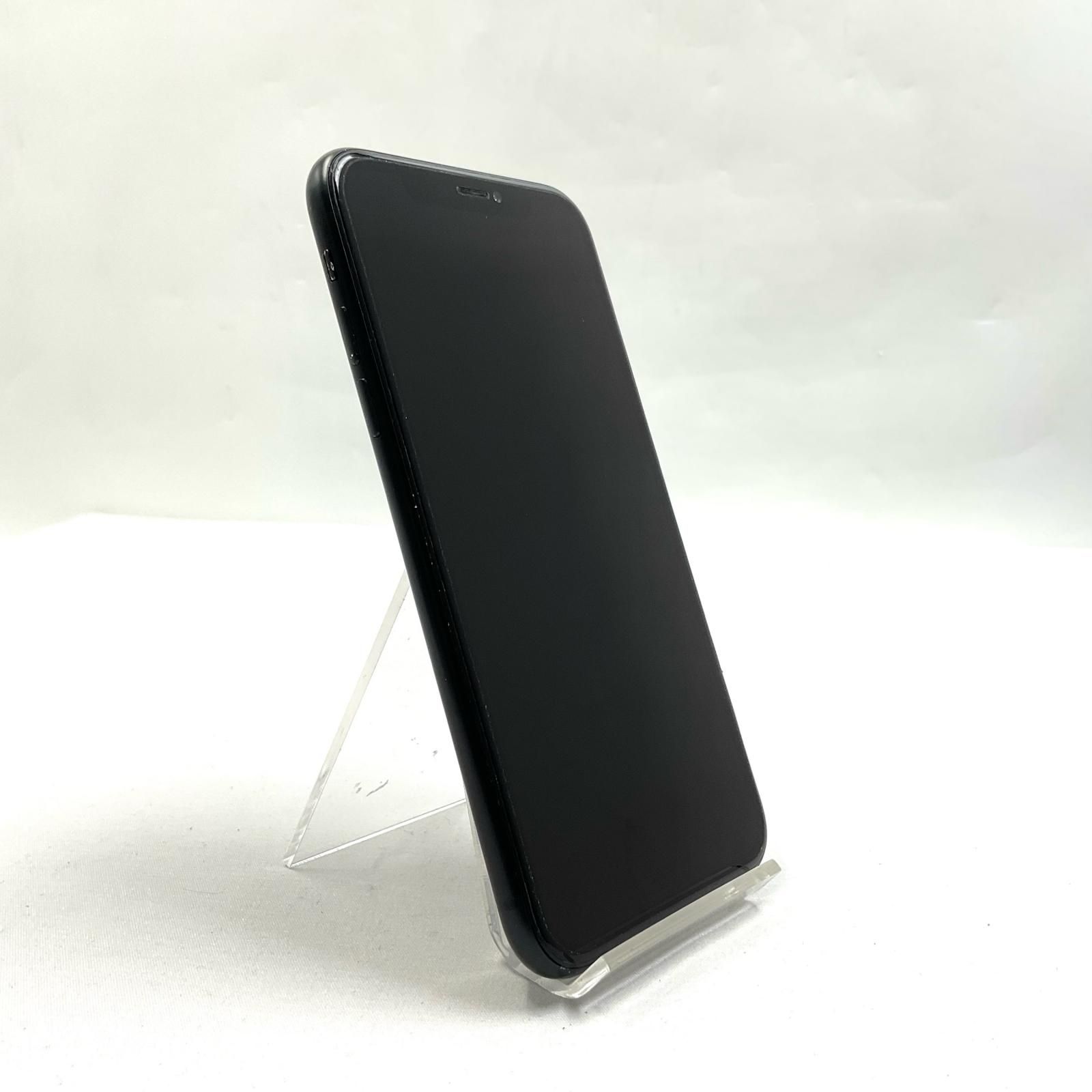 送料無料】【最速発送】 iPhone XR 64GB ブラック au 白ロム【難有