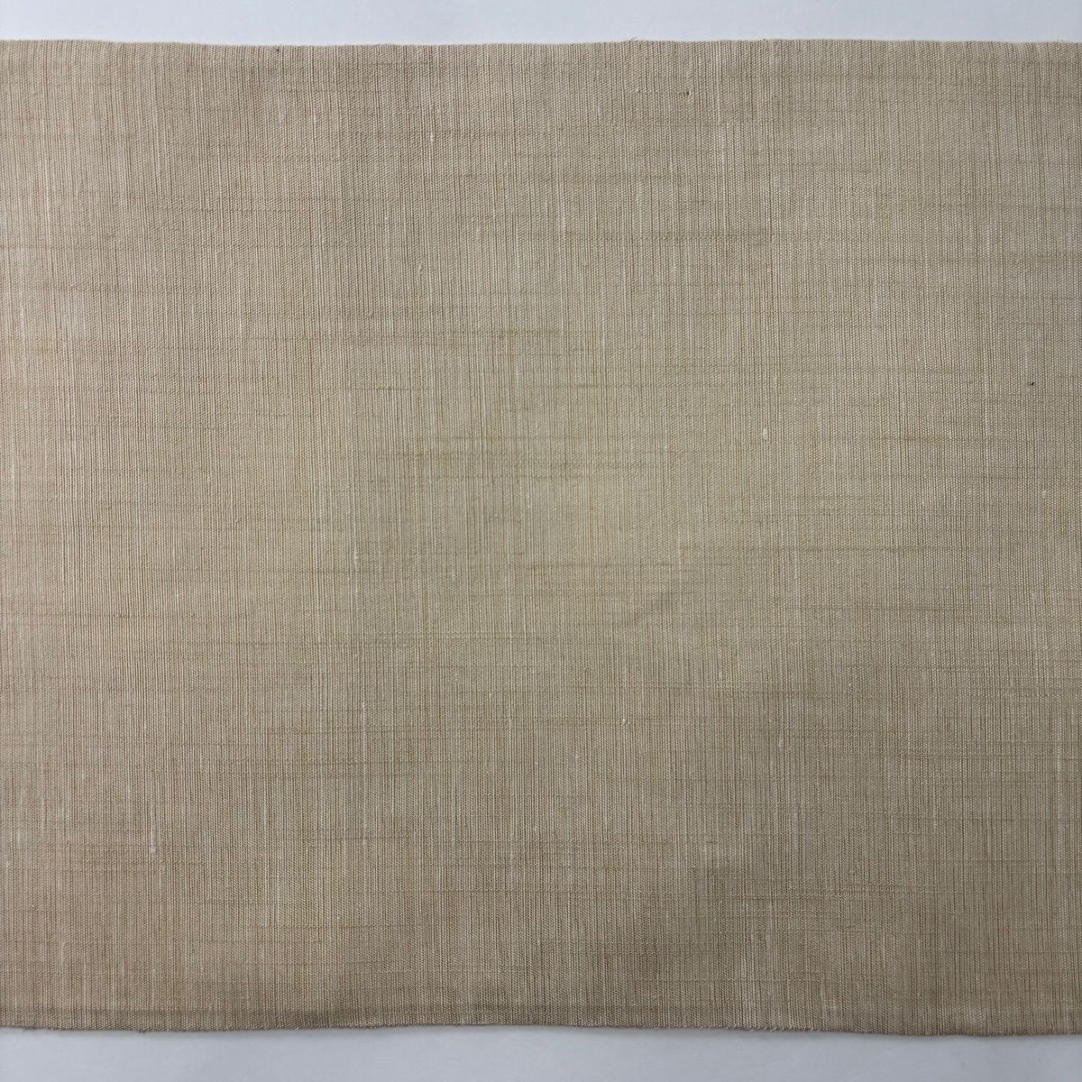【美品】 袋帯 秀品 波頭 金糸 ベージュ お太鼓柄 正絹 【中古】