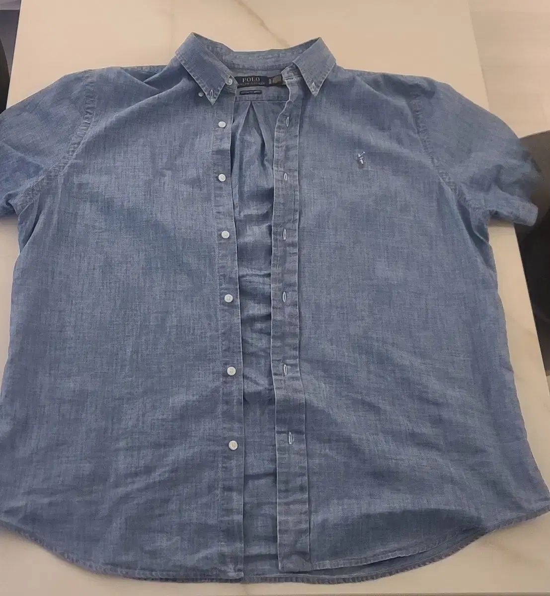 ポロラルフローレン Classic Fit シャンブレー シャツ XL