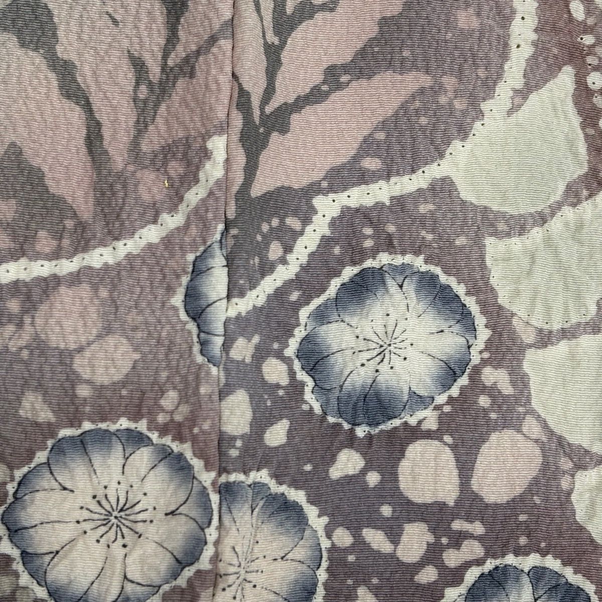 【美品】 訪問着 身丈159cm 裄丈62.5cm S 袷 落款 辻が花 雲文 ぼかし ベージュ 正絹 名品 【中古】 【美品】 訪問着 身丈159cm 裄丈62.5cm S 袷 落款 辻が花 雲文 ぼかし ベージュ 正絹 名品 【中古】