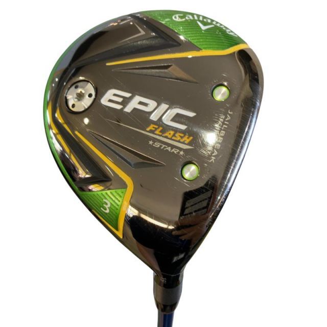 【中古】 キャロウェイ EPIC FLASH STAR 3W フェアウェイウッド FW Speeder EVOLUTION V FW 50 (フレックスS) メンズ 男性用 右利き 右用 Cランク ゴルフクラブ