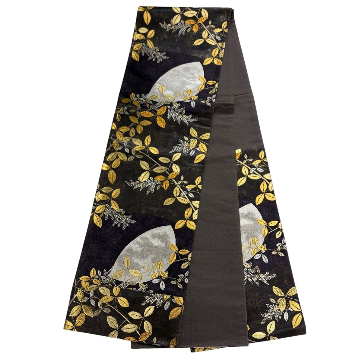 【美品】 訪問着 身丈164cm 裄丈64cm M 袷 袋帯セット 落款 枝花 刺繍 金彩 山吹茶色 正絹 秀品 【中古】 【美品】 訪問着 身丈164cm 裄丈64cm M 袷 袋帯セット 落款 枝花 刺繍 金彩 山吹茶色 正絹 秀品 【中古】