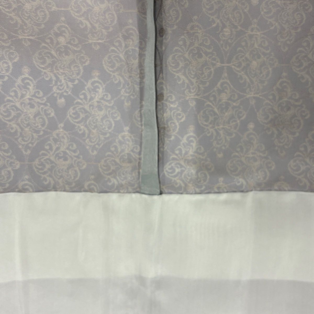 【美品】 付下げ 身丈151.5cm 裄丈63cm S 単衣 菱 幾何学 薄紫 正絹 逸品 【中古】 【美品】 付下げ 身丈151.5cm 裄丈63cm S 単衣 菱 幾何学 薄紫 正絹 逸品 【中古】