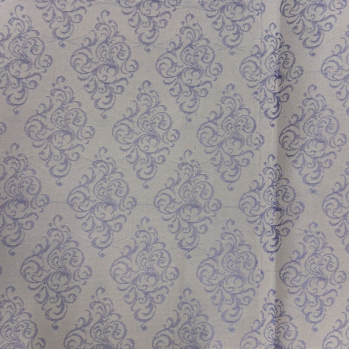 【美品】 付下げ 身丈151.5cm 裄丈63cm S 単衣 菱 幾何学 薄紫 正絹 逸品 【中古】 【美品】 付下げ 身丈151.5cm 裄丈63cm S 単衣 菱 幾何学 薄紫 正絹 逸品 【中古】