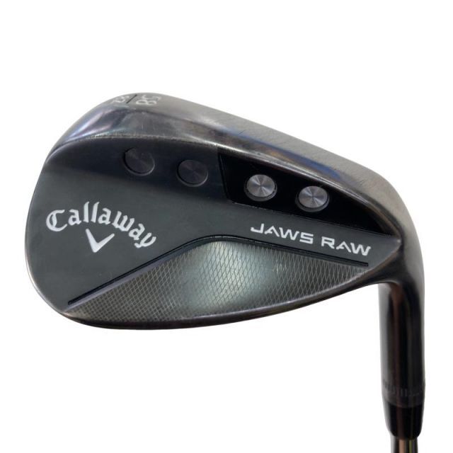 【中古】 キャロウェイ JAWS RAW ブラック 58°/08°Z ウェッジ WG 純正特注シャフト (フレックスS) メンズ 男性用 右利き 右用 Dランク ゴルフクラブ