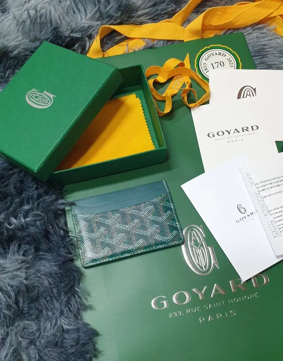 Maison Goyard Saint-Louis カードウォレット（グリーン）