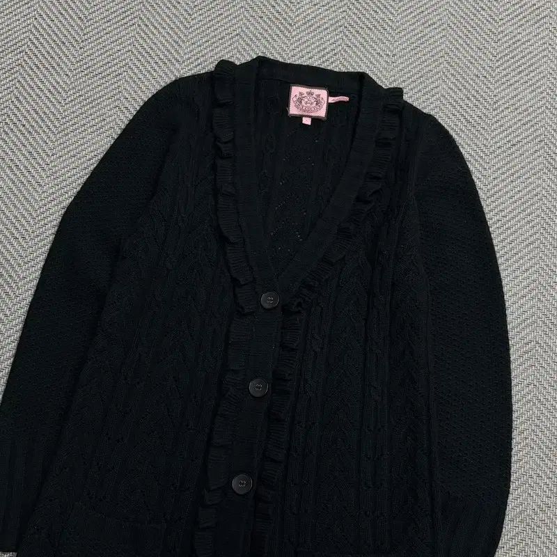 JUICY COUTURE ジューシークチュール フリル ニット カーディガン v4336