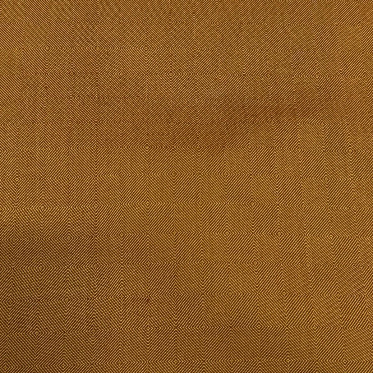 紬 身丈156.5cm 裄丈63cm S 袷 格子 山吹茶色 正絹 名品 【中古】 紬 身丈156.5cm 裄丈63cm S 袷 格子 山吹茶色 正絹 名品 【中古】