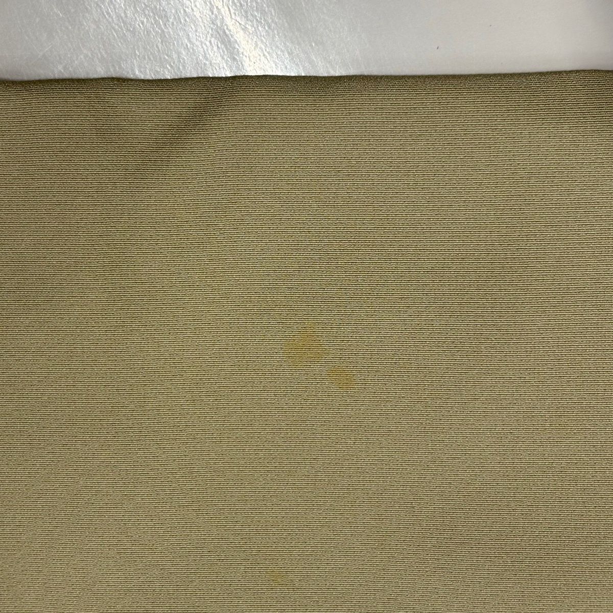 訪問着 身丈164cm 裄丈66cm M 袷 落款 枝花 枝梅 ぼかし 灰緑 正絹 秀品 【中古】
