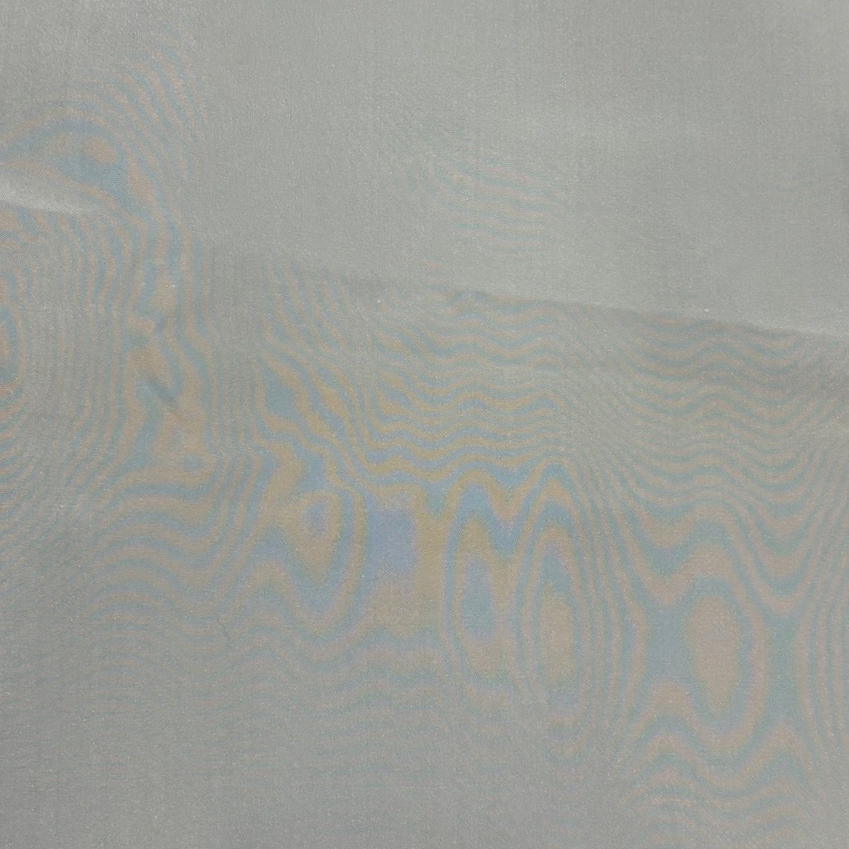 【美品】 大島紬 身丈169cm 裄丈67cm M 袷 花唐草 鳥 茶色 正絹 秀品 【中古】