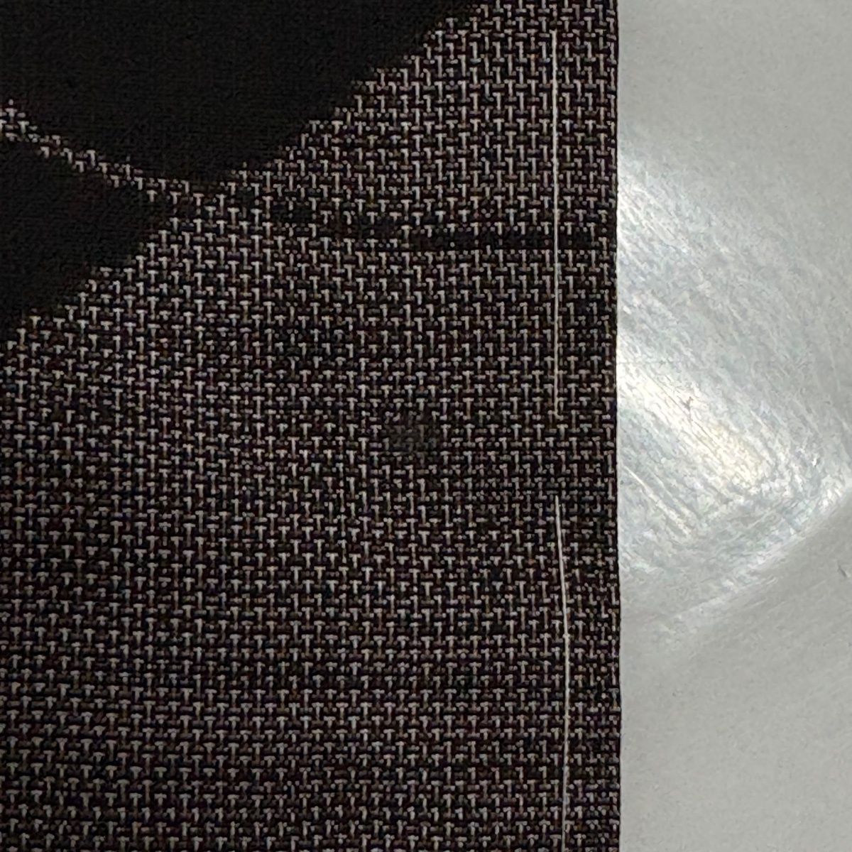 【美品】 紬 身丈176cm 裄丈67.5cm L 袷 唐草 幾何学模様 灰茶 正絹 秀品 【中古】 【美品】 紬 身丈176cm 裄丈67.5cm L 袷 唐草 幾何学模様 灰茶 正絹 秀品 【中古】