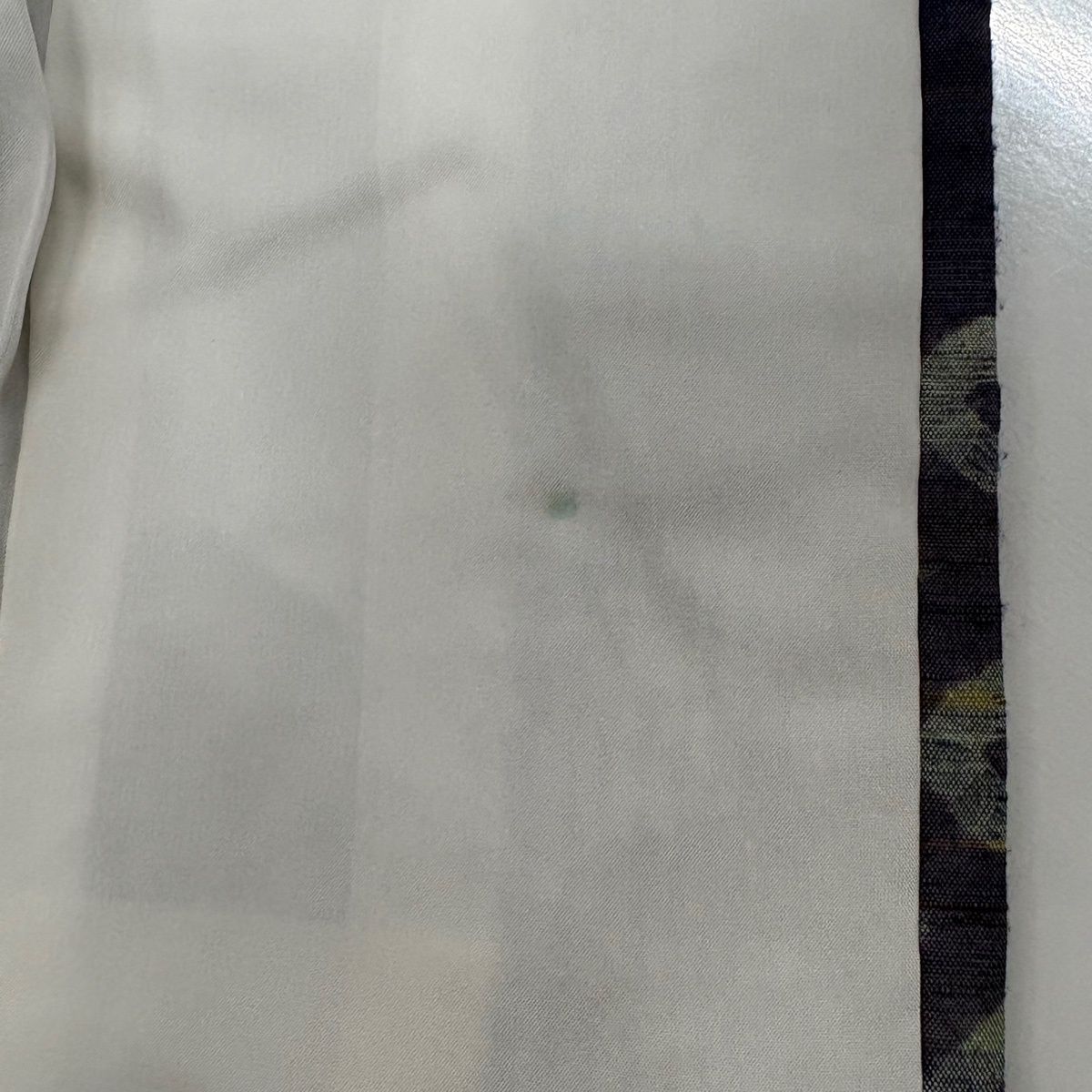 訪問着 身丈164.5cm 裄丈66cm M 袷 紬地 横縞 斜縞 絞り 紫 正絹 秀品 【中古】 訪問着 身丈164.5cm 裄丈66cm M 袷 紬地 横縞 斜縞 絞り 紫 正絹 秀品 【中古】