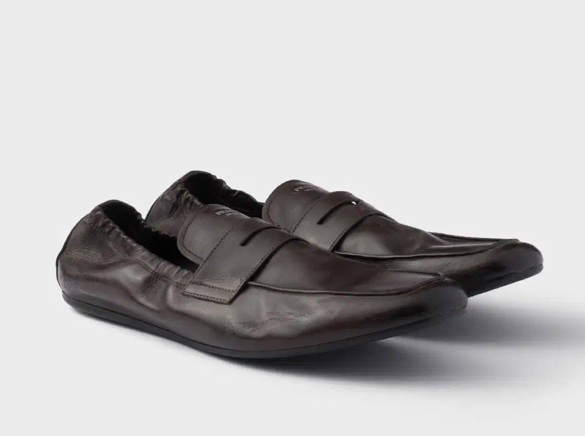 プラダ サプル アンチック ローファー DARK BROWN 9サイズ