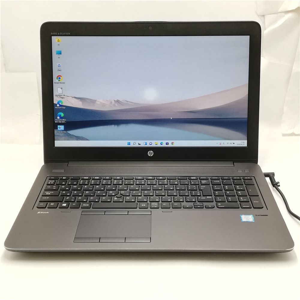 高性能 Wi-Fi有 ノートパソコン hp Zbook 15 G3 中古美品 Core i7 6820HQ 8GB 256GB 高速SSD 無線LAN Bluetooth Windows11 Office 即使用可
